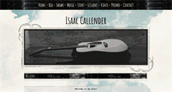 Desktop Screenshot of isaaccallender.com
